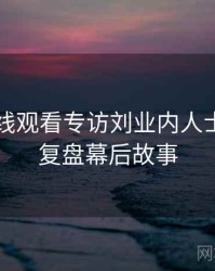 51网在线观看专访刘业内人士：热点复盘幕后故事