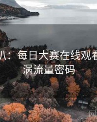 独家深扒：每日大赛在线观看舆论漩涡流量密码
