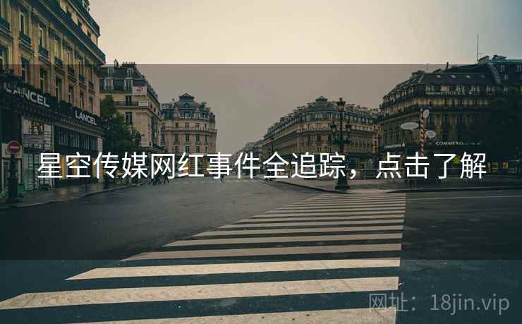 星空传媒网红事件全追踪，点击了解